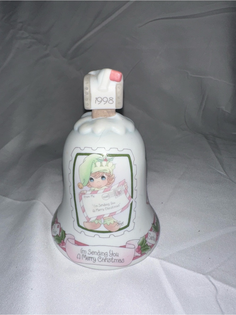 Precious moments 1998 I’m sending you a merry Christmas bell Enesco